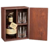 Wooden Case & 2 Glasses