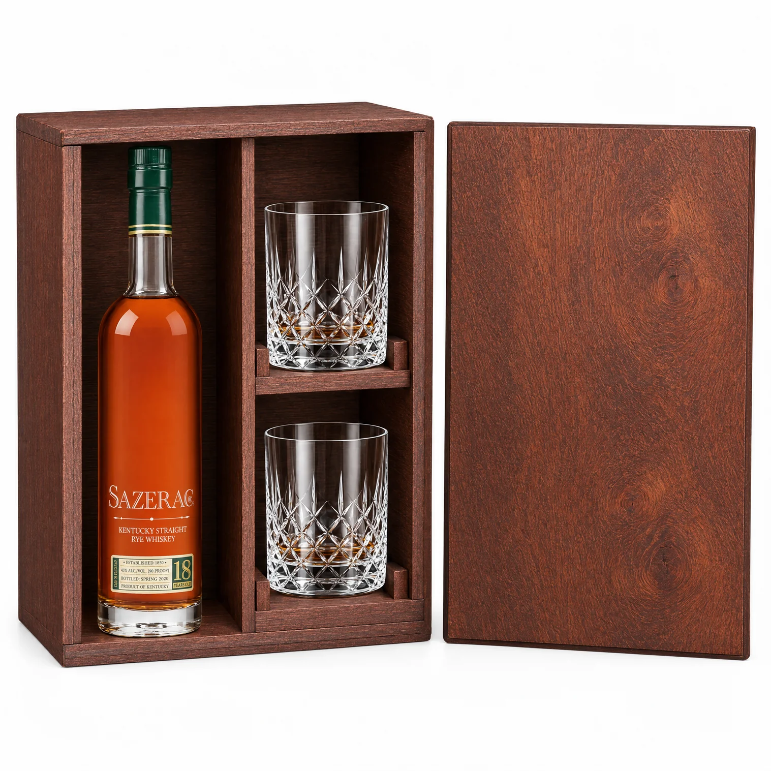 Sazerac 18 Year Gift Set